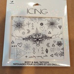 body and nail tattoos